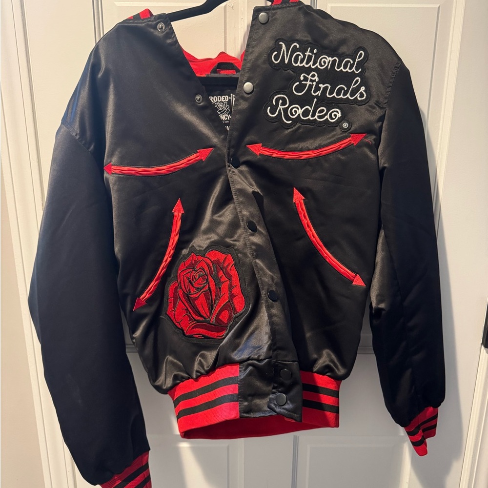 NEW- National Finals Rodeo Black and Red Jacket